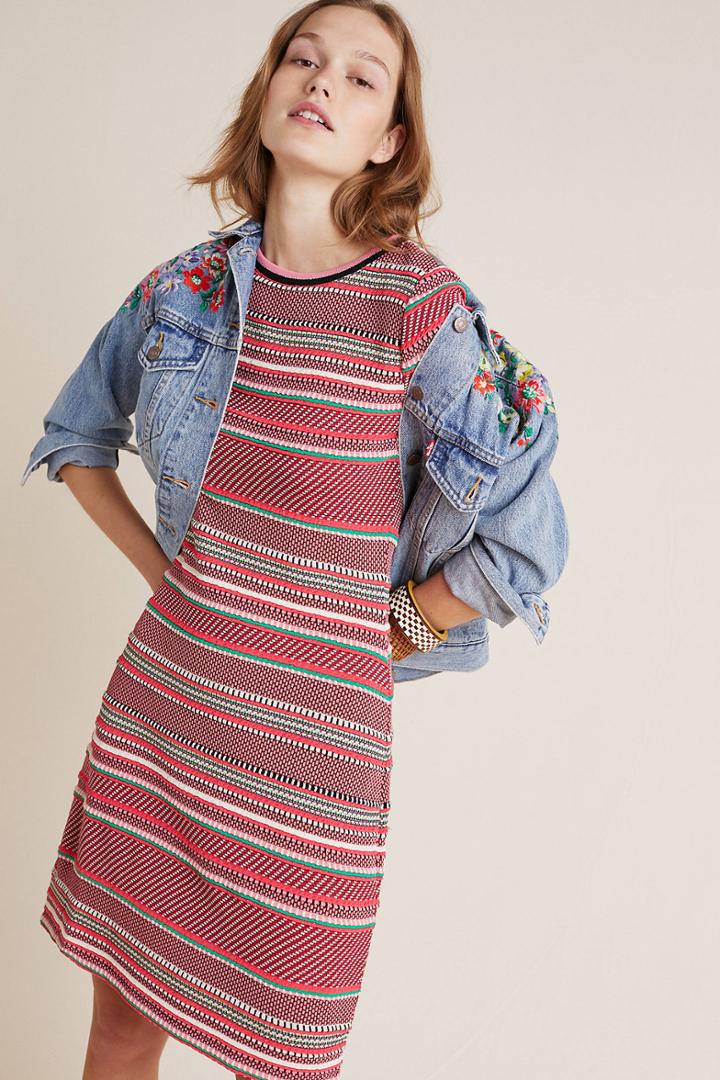 Aldomartins Alice Striped Knit Dress