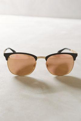 Ray-ban Squared Clubmaster Sunglasses Black