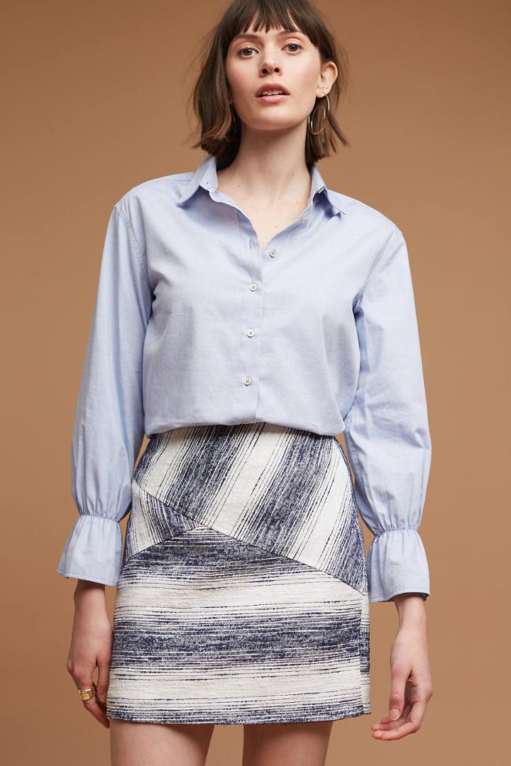 Hutch Sketched-stripe Mini Skirt