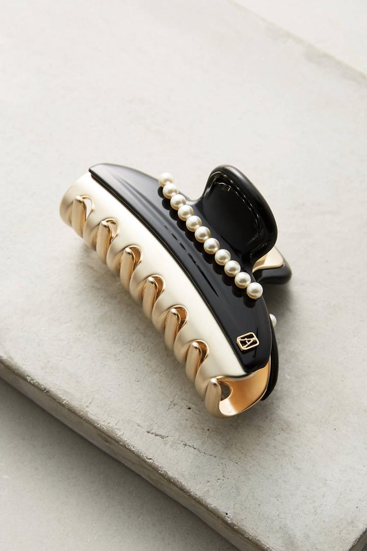 Alexandre De Paris Pearled Nuit Hair Clip