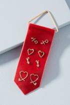 Anthropologie Be Mine Earring Set