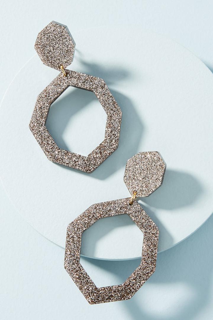 Diana Broussard Eurydice Glitter Drop Earrings