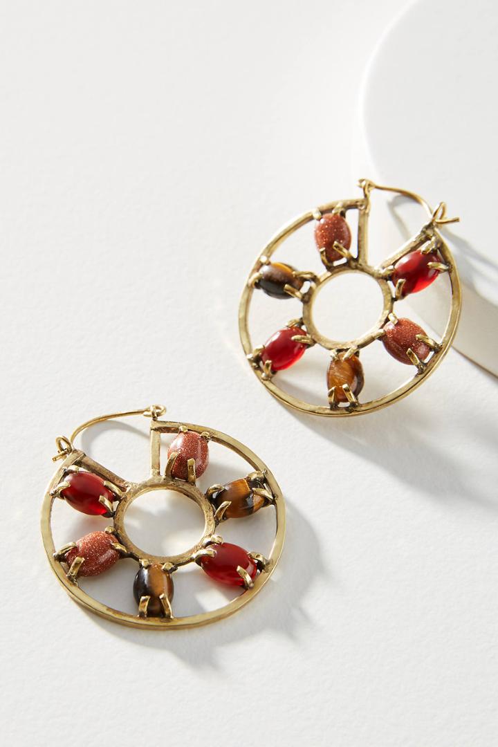 Lena Bernard Royal Hoop Earrings