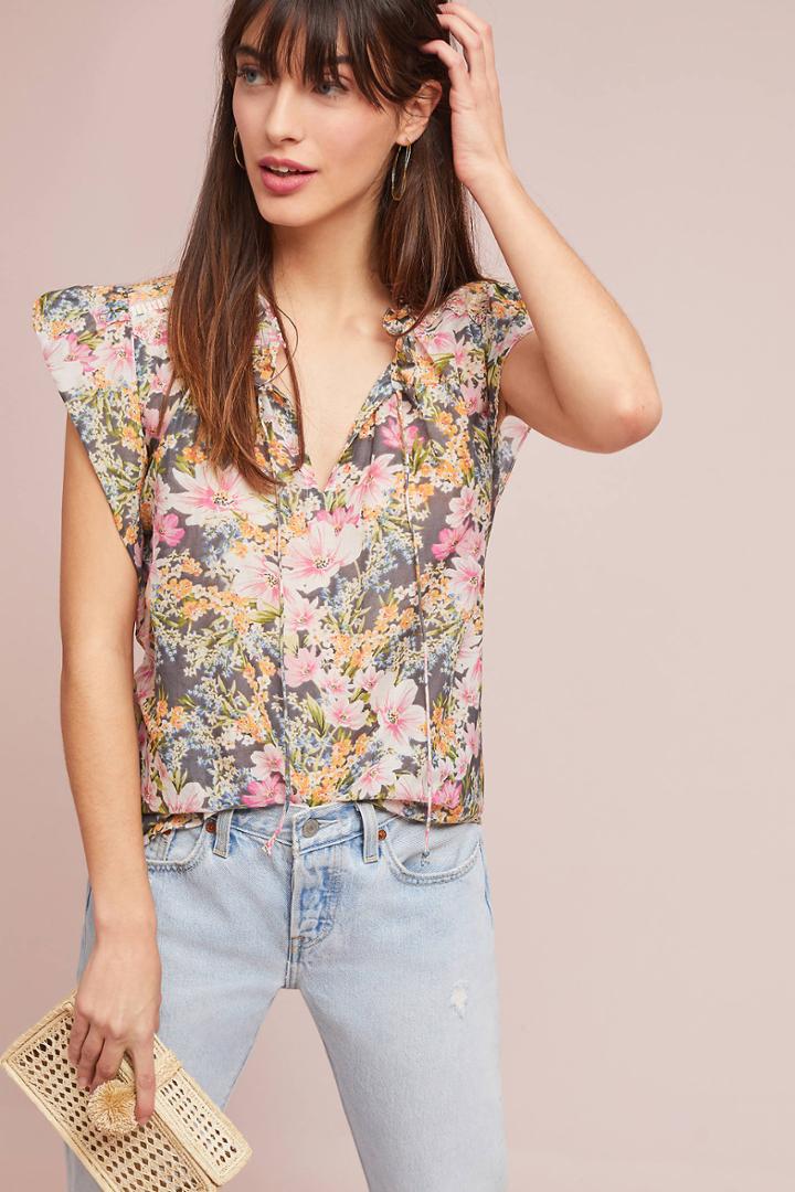 Ranna Gill Emmalyn Embroidered Blouse