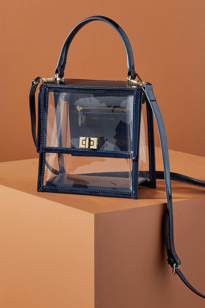 Anthropologie Clear Lady Clutch
