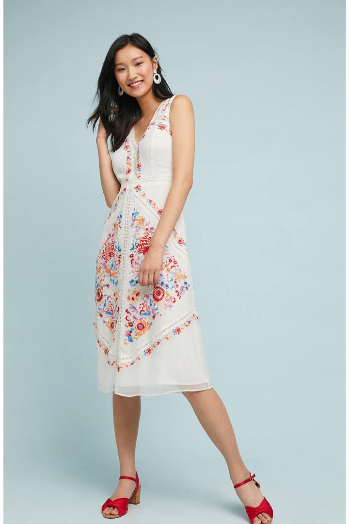 Akemi + Kin Billie Embroidered Dress