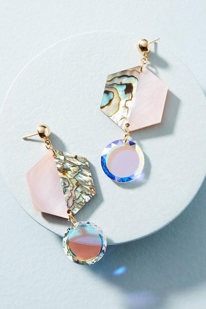 Nocturne Shun Shell Drop Earrings
