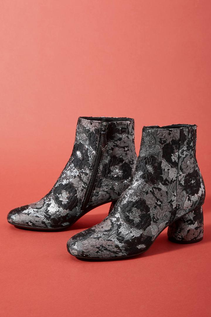 Bruno Premi Metallic Brocade Booties