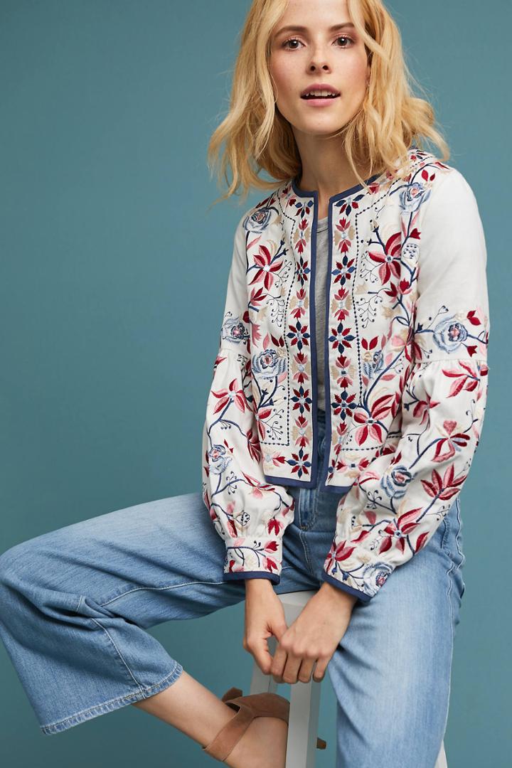 Misa Luce Embroidered Jacket
