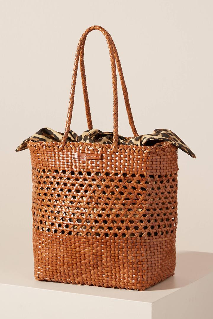 Loeffler Randall Woven Leather Tote Bag