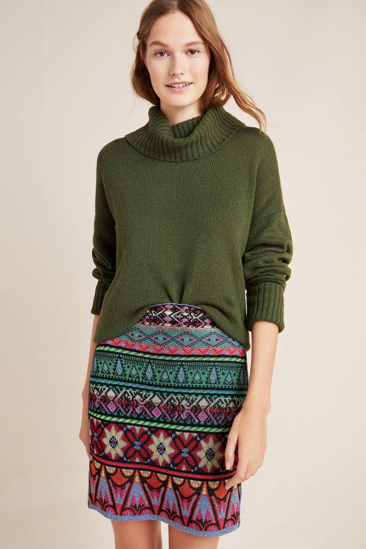 Cecilia Prado Jenna Sweater Mini Skirt
