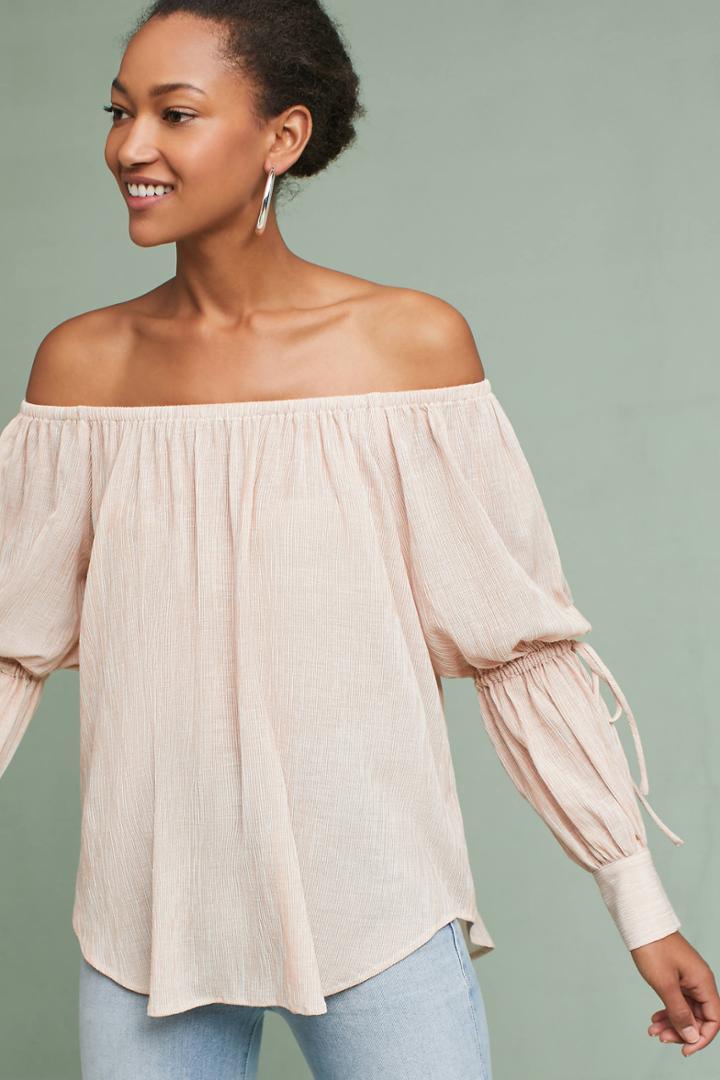 Ag Jeans Ag Tallulah Off-the-shoulder Blouse