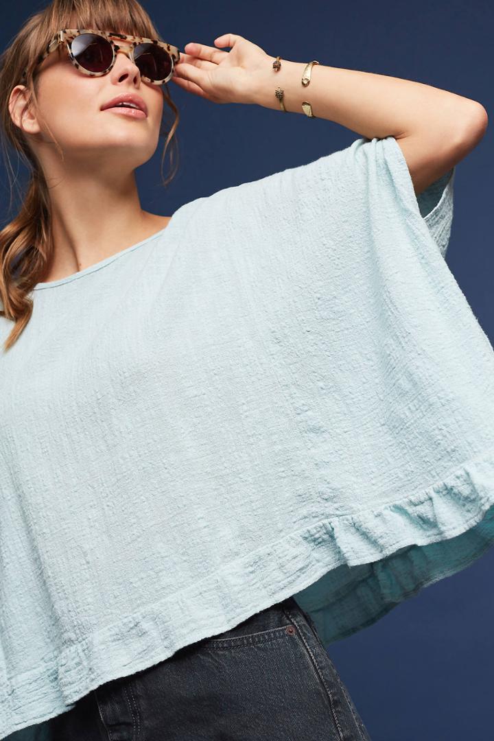 Anama Lauderdale Ruffled Pullover