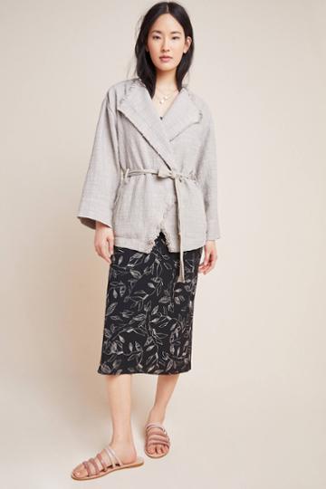 Marrakesh Cezanne Seersucker Wrap Blazer