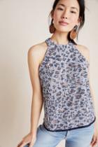 W5 Concepts Cary Leopard Sleeveless Top