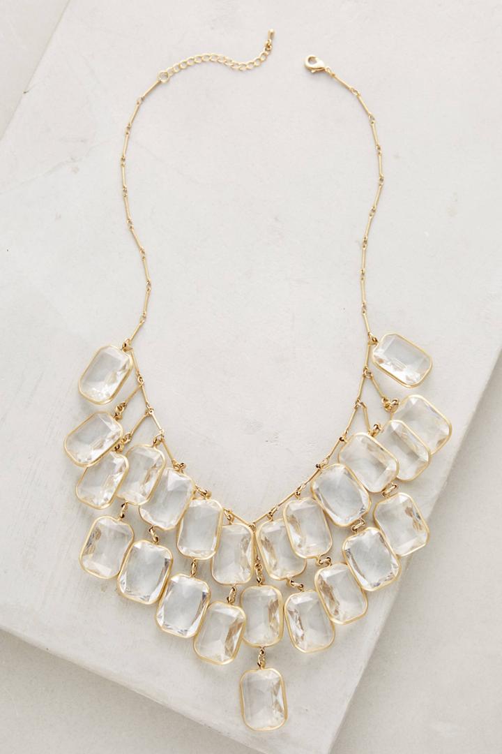 Anthropologie Cascading Bib Necklace