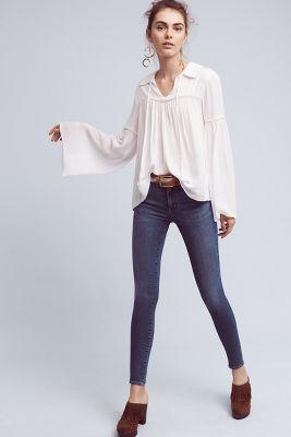 Eri + Ali Blouson Tie-neck Top