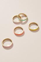 Baublebar Enamel Ring Set
