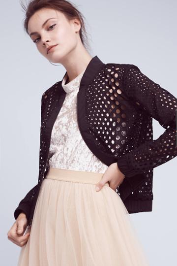 Waverly Grey Aperture Bomber