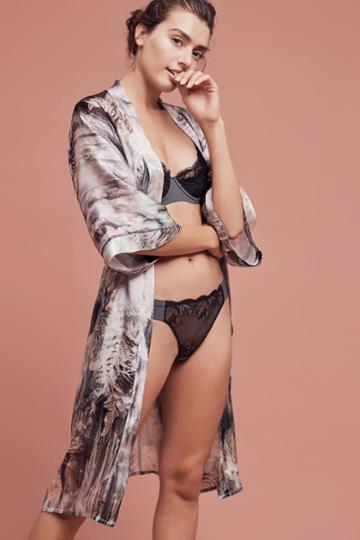 Samantha Chang Silk Kimono Robe