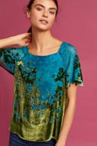 Anthropologie Ombre Shimmer Tee