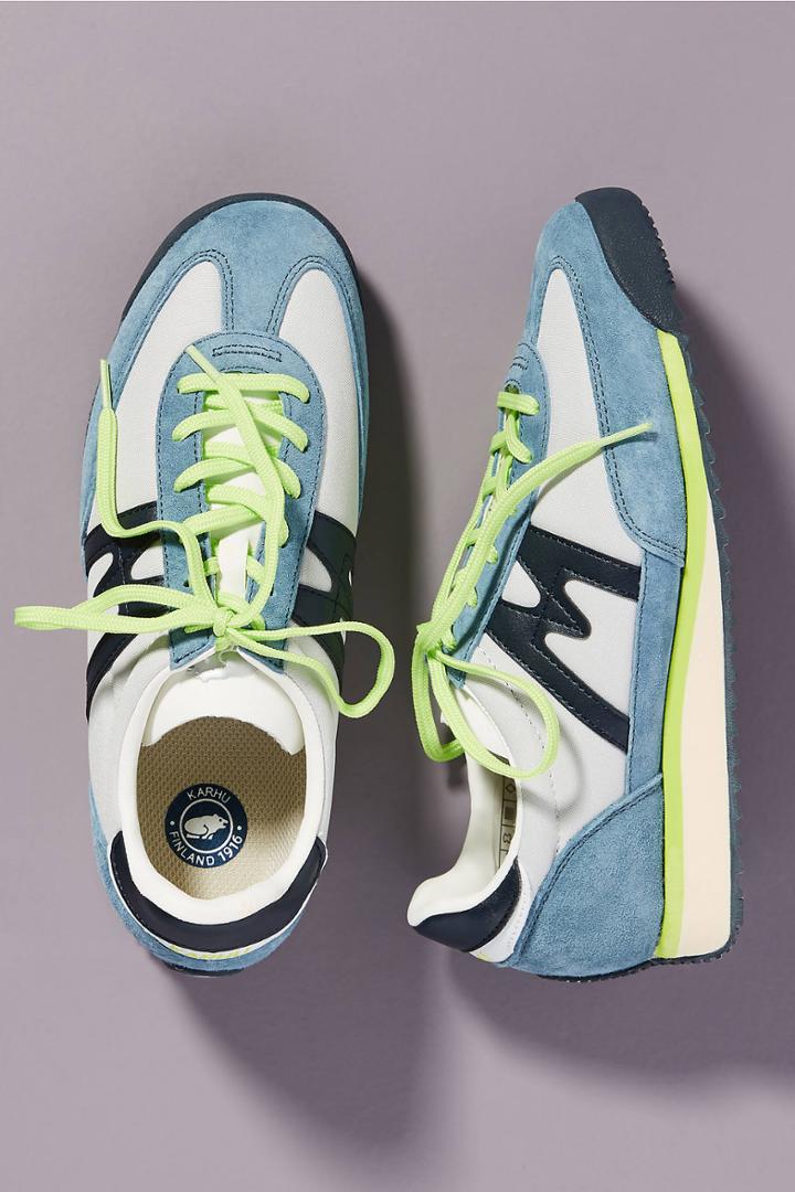 Karhu Blue Colorblocked Sneakers