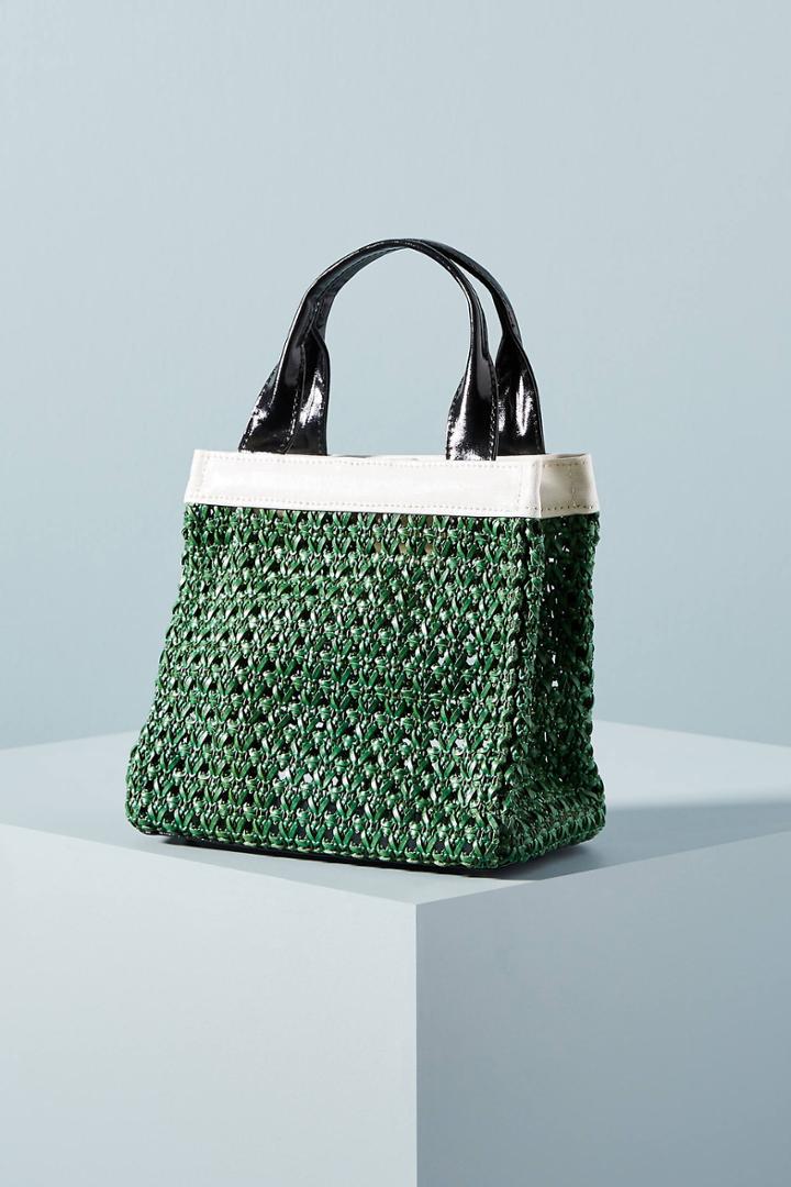 Solid & Striped Louisa Woven Mini Tote Bag