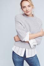 Anthropologie Cropped Waterford Sweater
