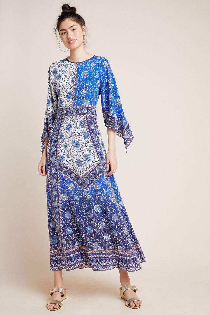 Tanvi Kedia Astraea Silk Maxi Dress