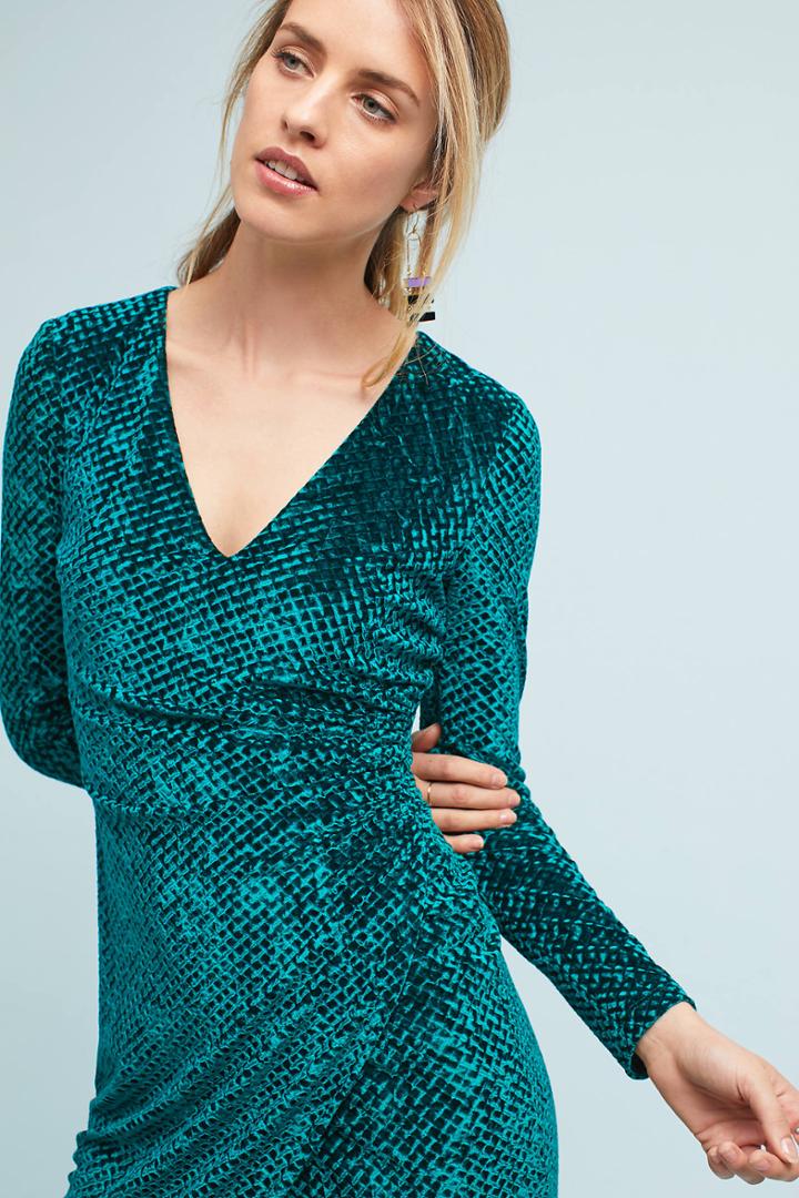 Black Halo Proserpina Wrap Dress