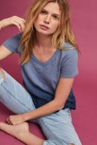 Left Of Center Dip-dyed Crew Neck Tee