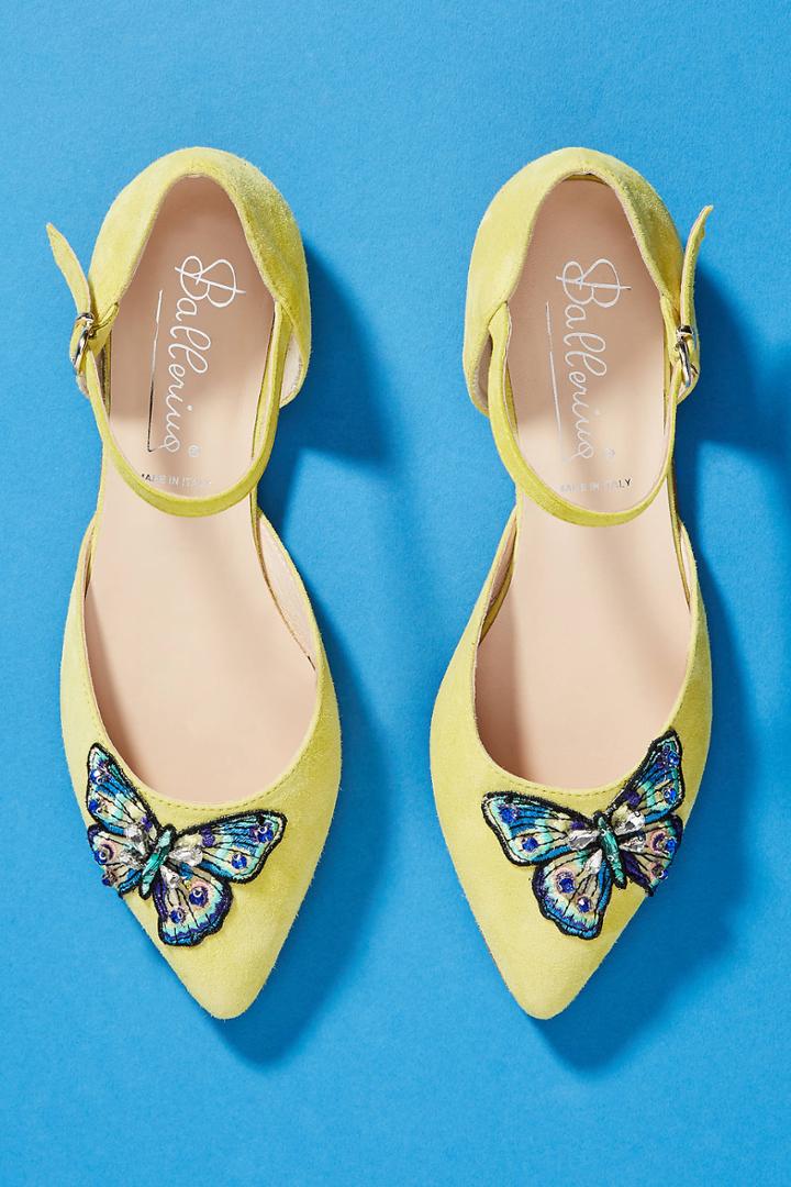 Ballerina Butterfly City Flats