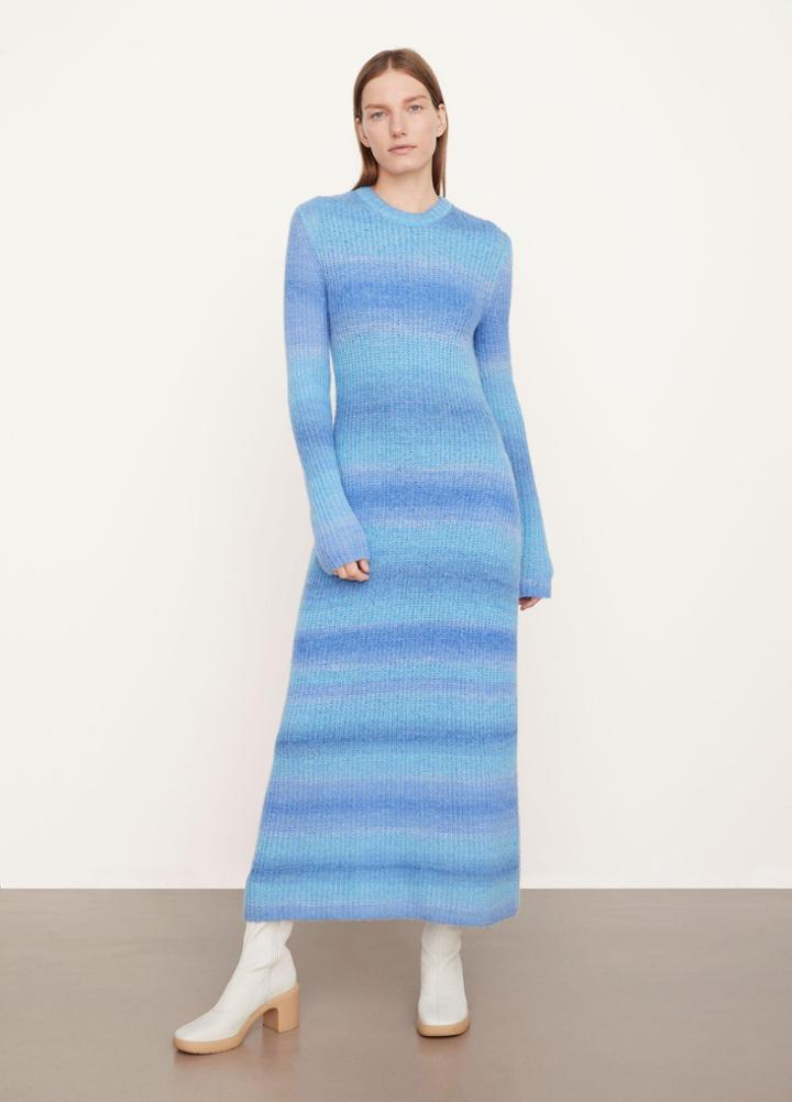 Vince Space Dye Print Dress