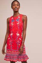 Akemi + Kin Lila Embroidered Shift Dress