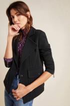 Anthropologie Sylvia Knit Moto Blazer