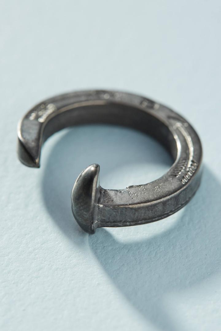 Giles & Brother Matte Railroad Spike Ring