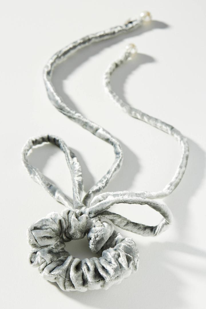 Deepa Maryellen Velvet Ponytail Holder