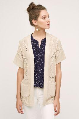 Corey Lynn Calter Cabled Zoe Cardigan