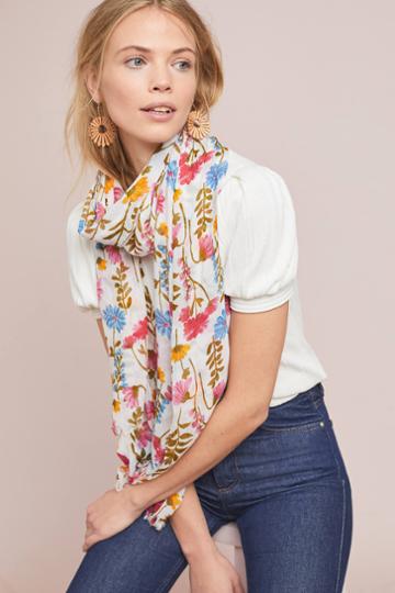 Elizabeth Gillett Zinnia Printed Scarf