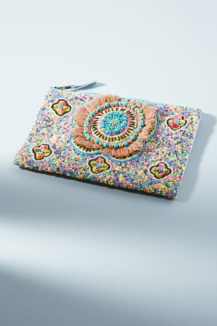 Anthropologie Macie Beaded Pouch