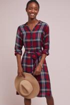 Velvet By Graham & Spencer Tilda Plaid Shirtdress