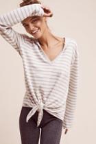 Left Of Center Lakeside Tie-front Hoodie