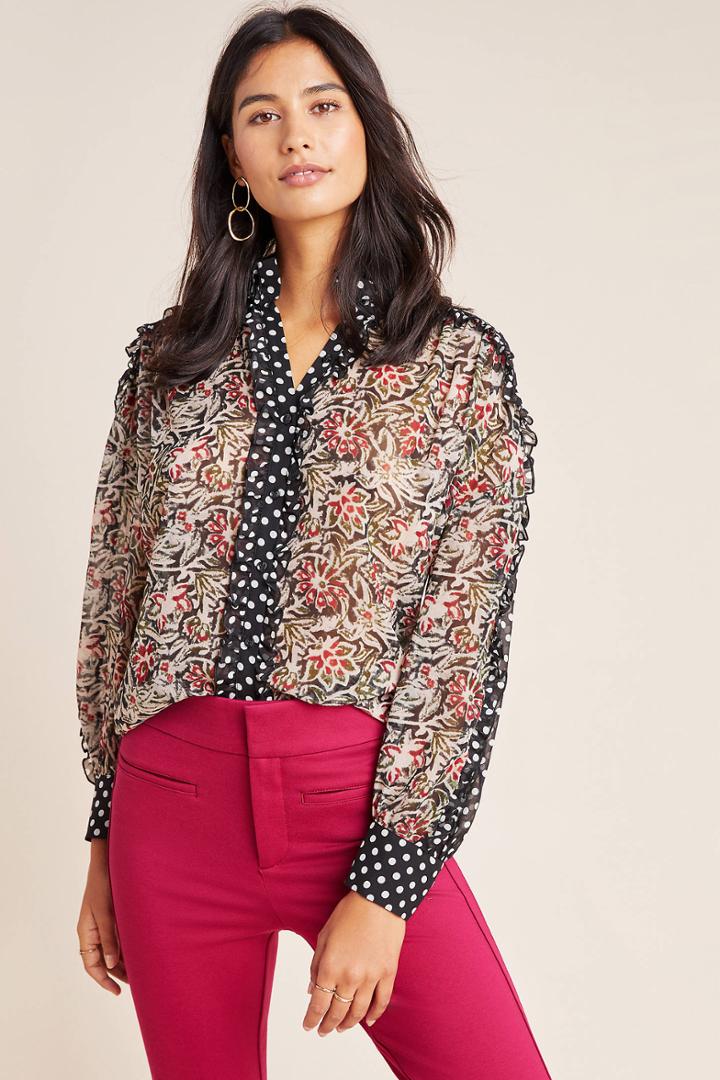 Antik Batik Balyna Silk Blouse