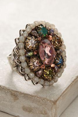 Miriam Haskell Clustered Pearl Ring
