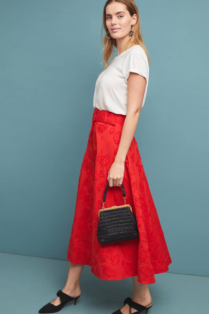 Maeve Sandra Belted Skirt