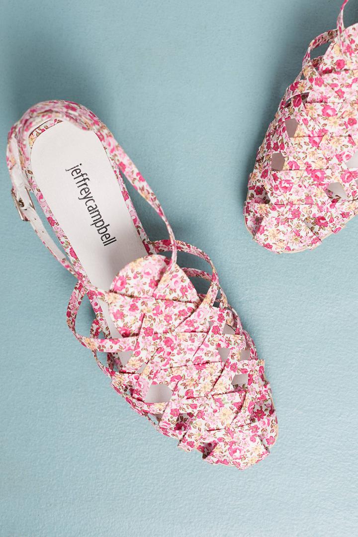 Jeffrey Campbell Kithira Micro Wedge Sandals