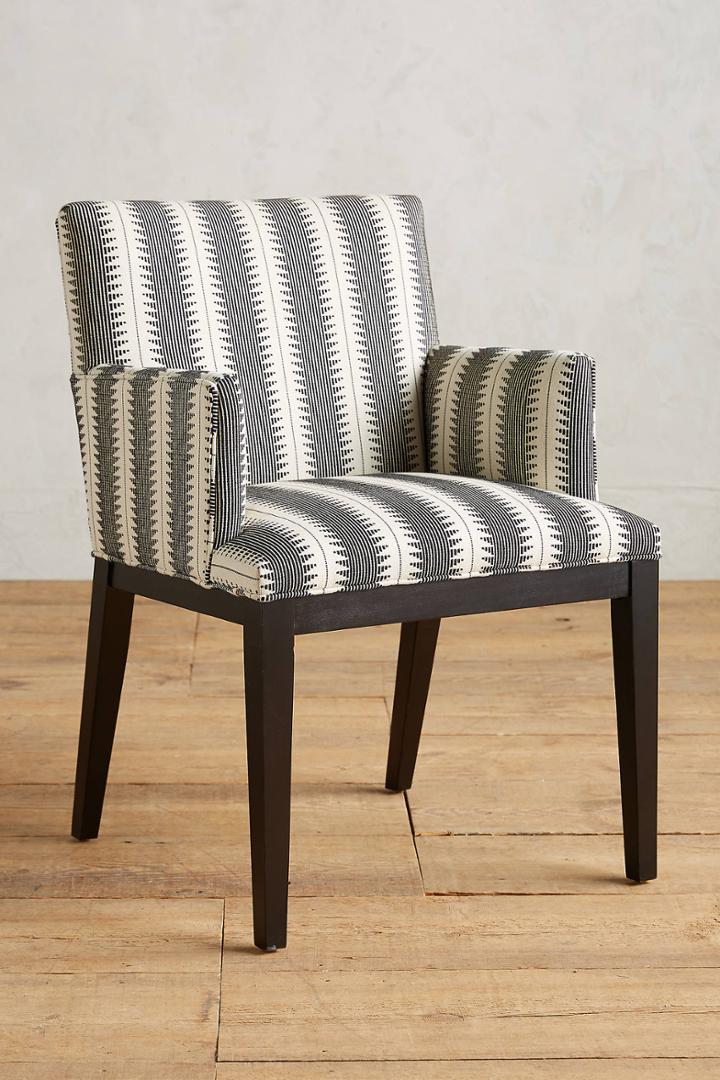 Anthropologie Suren-striped Emrys Armchair