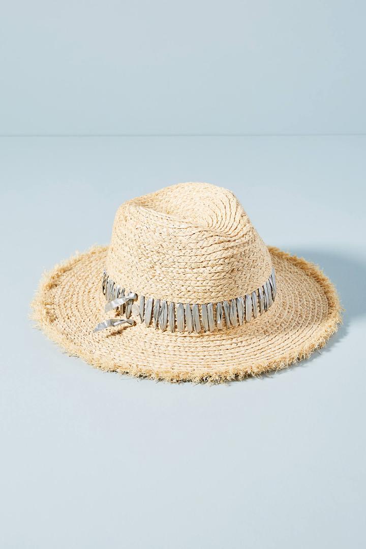 Tracy Watts Fedora Tw Frayed Edge W S