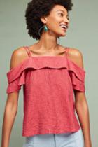 Maeve Mandalay Open-shoulder Blouse