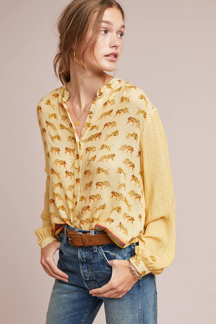 Bl-nk Tiger Buttondown
